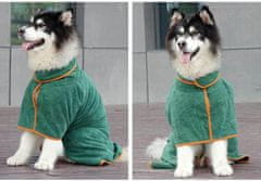 Netscroll Super savý plášť pre psov pre rýchle sušenie srsti, WrapPet, L/XL