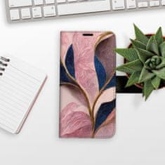 iSaprio Flipové puzdro - Pink Leaves pre Apple iPhone 15