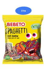 kyslé želé špagety Rainbow 80g (2 ks)