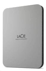 LaCie HDD External Mobile Drive (2.5'/5TB/USB 3.1 TYPE C), Strieborná
