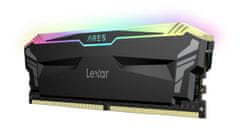 LEXAR ARES DDR4 32GB (kit 2x16GB) UDIMM 3600MHz CL18 XMP 2.0 & AMD Ryzen - RGB, Heatsink, čierna