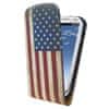 Pouzdro Slim Flip Case 2 Samsung G900 G903 Galaxy S5 American Flag