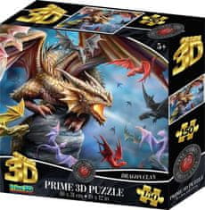 Prime 3D Puzzle Dračí klan 3D 150 dielikov