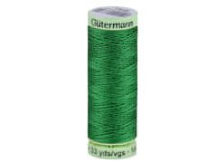 Guterman Polyesterové nite Gütermann Jeans návin 30 m - zelená trávová