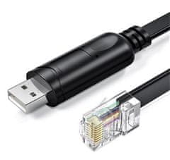W-STAR Redukcia USB/RJ45, 1,5m, console cable RS232, CCRJ45RS232