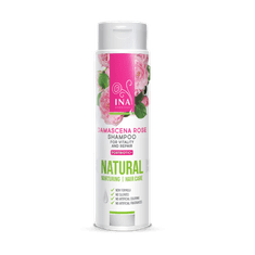 InaEssentials Prírodný Ružový Šampón - Šampón pre Suché a Poškodené vlasy 200ml