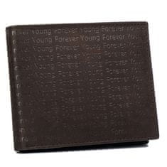 FOREVER YOUNG Kožená peňaženka zdobená monogramom