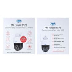 PNI House IP575 Video monitorovacia kamera 5MP WiFi s IP