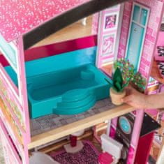 KidKraft Domček pre bábiky Shimmer Mansion s vybavením