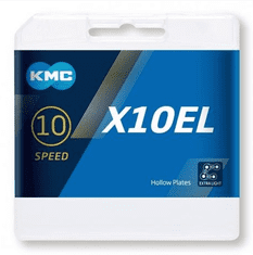 KMC reťaz X10EL strieborný 114čl. BOX