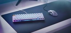 Glorious PC Gaming Drôtová mechanická klávesnica GMMK 2, biela kompaktná - lineárne spínače Glorious Fox