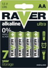 Raver Alkalická batéria RAVER AA (LR6)