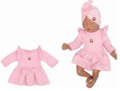 Z&Z Dětské teplákové šatičky/tunika Princess - růžové, vel. 68