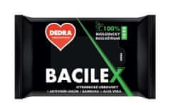 DEDRA 10 ks vlhčené hygienické obrúsky BACILEX s aktívnym bambusovým uhlím a Aloe Vera