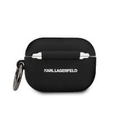 Karl Lagerfeld Silicone Ikonik puzdro na AirPods Pro, čierne