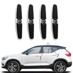 JOIRIDE® Univerzálne silikónové chrániče na dvere auta (4 ks, 103 x 19 x 9 mm) – čierna farba | IMPACTIKO 