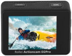 Rollei ActionCam D2Pro/ 8 MPix/ 4K 30fps/ 2x farebný displej/ USB-C