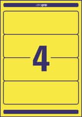 Avery Zweckform Etikety na zakladače - žlté, 192 x 61 mm, 80 ks