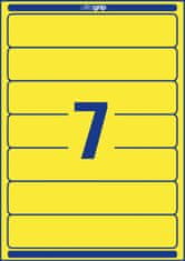 Avery Zweckform Etikety na zakladače - žlté, 192 x 38 mm, 140 ks