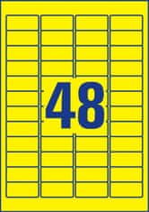 Avery Zweckform Polyesterové veľmi odolné etikety - žlté, 45,7 x 21,2 mm, 960 ks