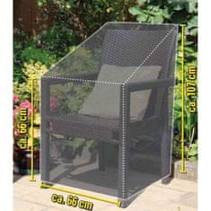 Kinzo Ochranný obal na záhradnú stoličku 66 x 66 x 66/107 cm