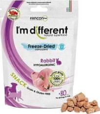 I’m different I´M DIFFERENT SNACK králík - mrazem sušený pamlsek, 40 g