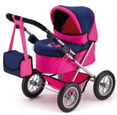 Bayer Design Trendy kočík pre bábiky pink/blau