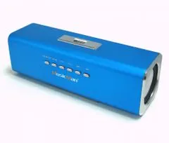 Technaxx MusicMan prenosný stereo reproduktor, modrý