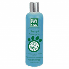 Prírodný šampón s vôňou púdru eliminujúci zápach srsťi