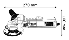 BOSCH Professional úhlová brúska GWS 750 (125)