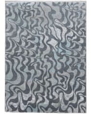 Diamond Carpets Ručne viazaný kusový koberec Diamond DC-M1 Grey / aqua 120x170