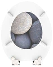 Eisl WC sedadlo Grey stones MDF so spomaľovacím mechanizmom SOFT-CLOSE