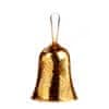 Goodwill Zlatý sklenený zvonček 13 cm