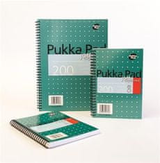 Pukka Pad Blok "Metallic Jotta", A5, linajkový, 100 listov, špirálová väzba