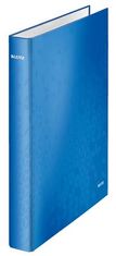 LEITZ Zakladač štvorkrúžkový "Active Wow", modrá, polaminovaný kartón, 40 mm 42420036