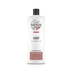Nioxin Čistiace šampón pre jemné farbené mierne rednúce vlasy System 3 (Shampoo Cleanser System 3 ) (Objem 300 ml)