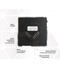 HELTUN HELTUN Fan Coil Thermostat (HE-FT01-MKK), Z-Wave termostat pre fan coil systémy, Čierny