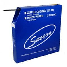 Saccon bowden brzdový 5mm 2P 50m čierny box