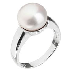 Evolution Group Strieborný perlový prsteň Pavona 25001.1 (Obvod 54 mm)