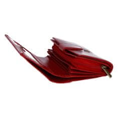 Bellugio Dámska kožená peňaženka Bellugio Jasmina, červená