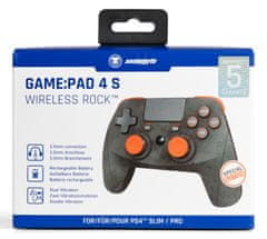 Snakebyte Game:Pad 4 S Wireless (rock) bezdrôtový ovládač pre PS4