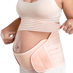 Univerzálny nastaviteľný tehotenský pás (bandáž) 5 v 1, béžová, XL