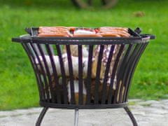 CookKing Grilovací rošt na ohnisko čierna oceľ 44 x 44 cm