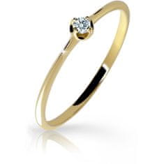 Cutie Diamonds Jemný prsteň zo žltého zlata s briliantom DZ6729-2931-00-X-1 (Obvod 49 mm)