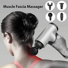 BEMI INVEST Fascial Gun Masážní pistole na uvolnění svalů celého těla (Massage GUN)
