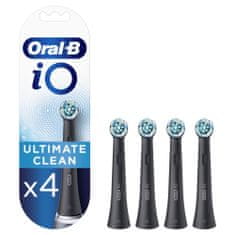 Oral-B iO Ultimate Clean čierne kefkové hlavy, balenie 4 ks 