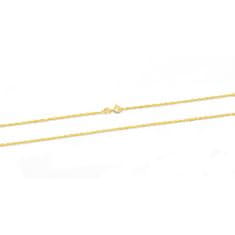 Beneto Exclusive Pôvabný zlatú retiazku Lambáda AUS0006-G (Dĺžka 42 cm)