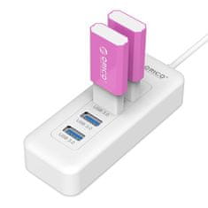 Orico Ultra Mini USB3.0 4-Port HUB; U3R1H4-WH