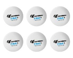 Loptičky na stolný tenis P-Ball* 40+ Evolution ABS, biele, 6 kusov