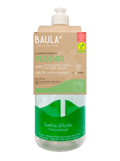Baula Štartovacia sada Na podlahy - fľaša a ekologický čistiaci prípravok v tabletách 5 g na 1 l čistiaceho prípravku